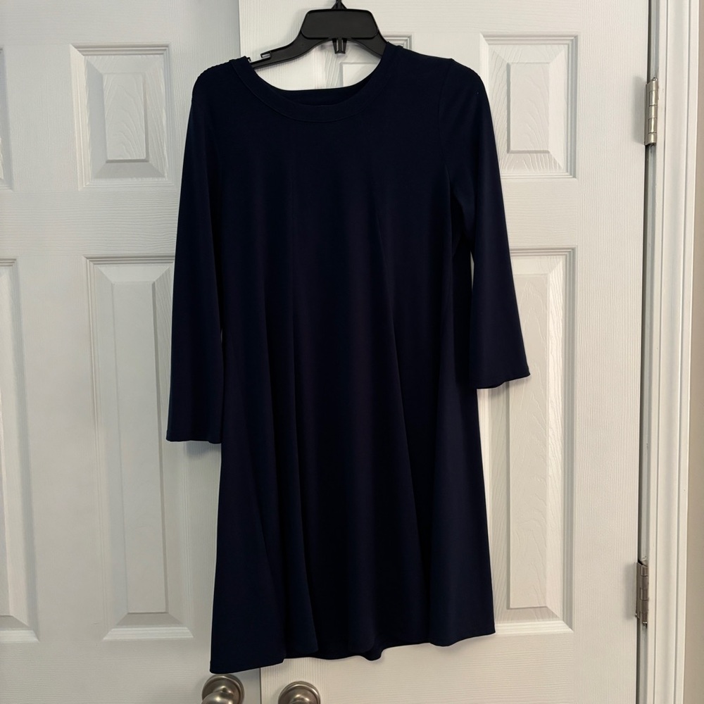 BCBGeneration Dark Blue Long Sleeve Dress | Medium